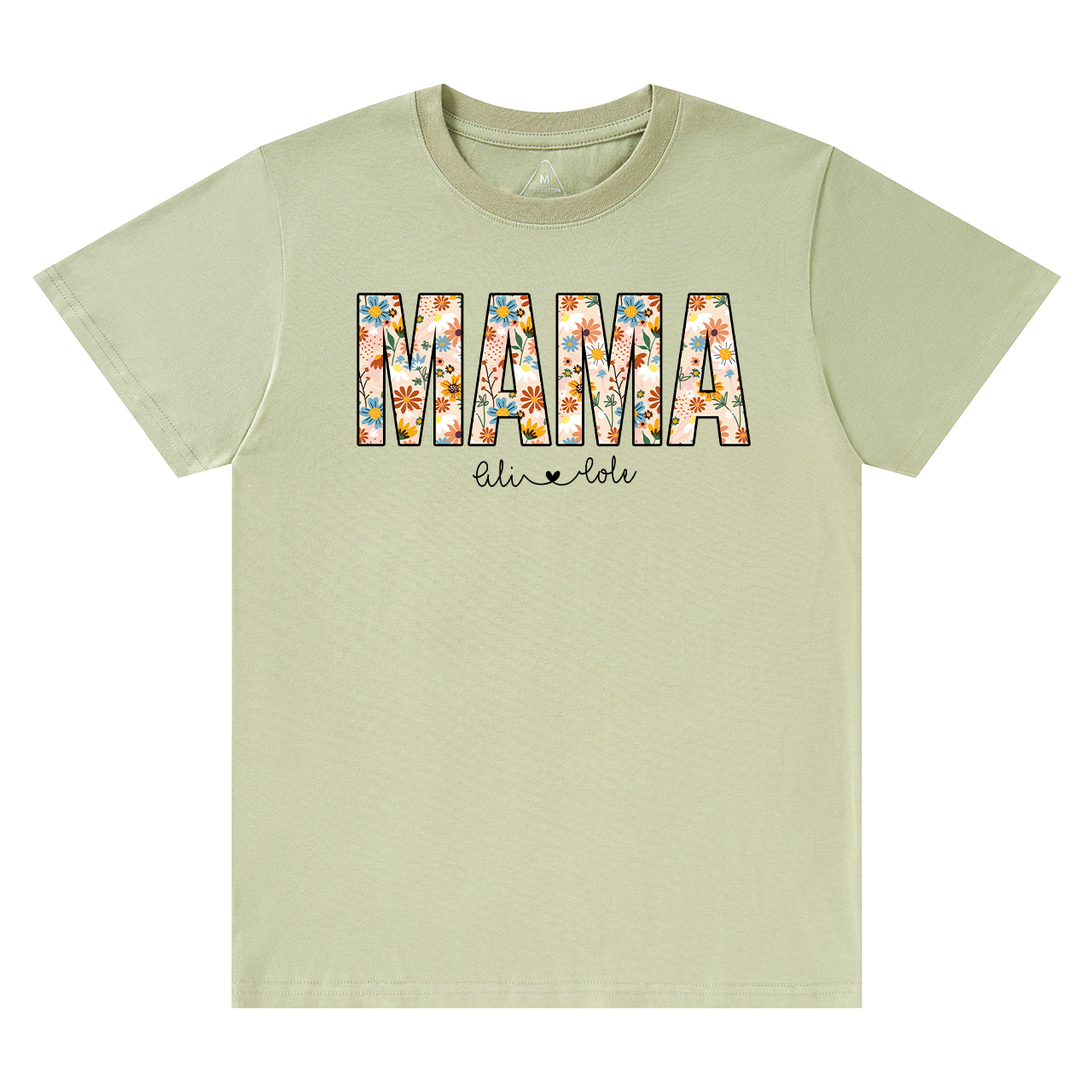 Personalized Mama Floral T-Shirts