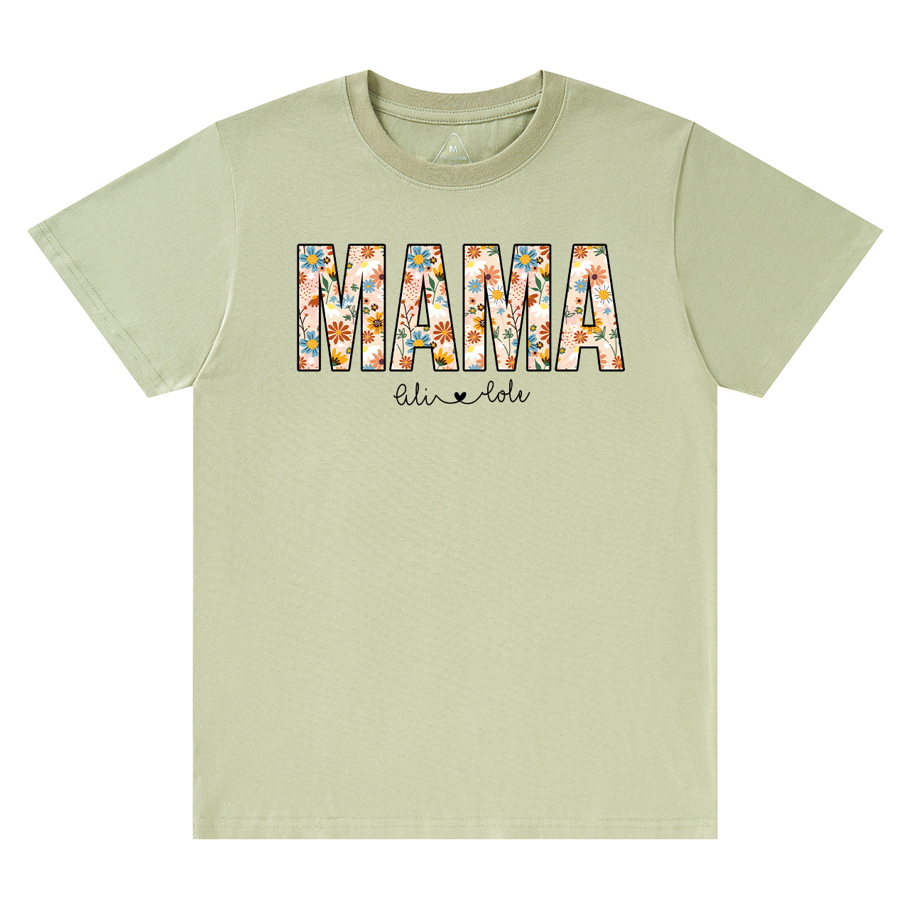Personalized Mama Floral T-Shirts