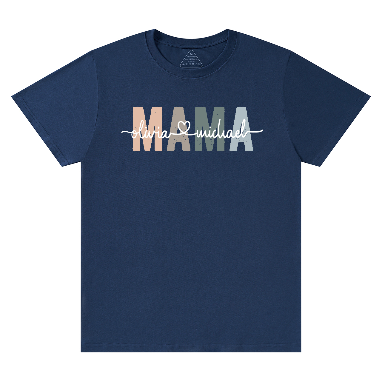 Personalized Mama With Children Names T-Shirts