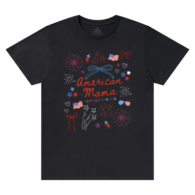 Comfort Colors 4th Of July Mama T-Shirts