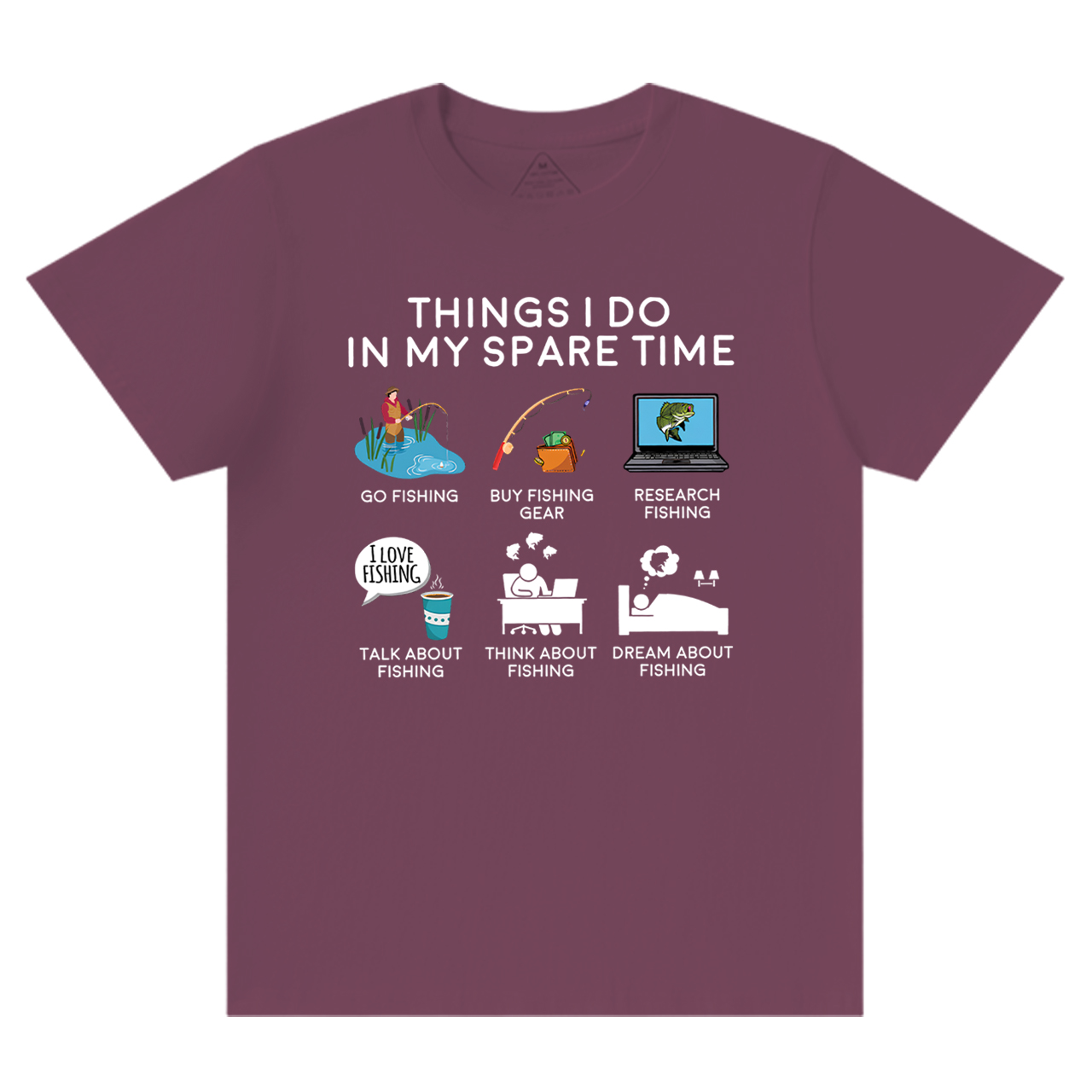 Fishing Things I Do In My Spare Time Dad T-Shirt