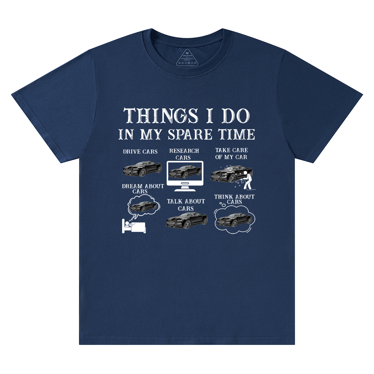 Things I Do In My Spare Time Funny Cars Dad T-Shirt