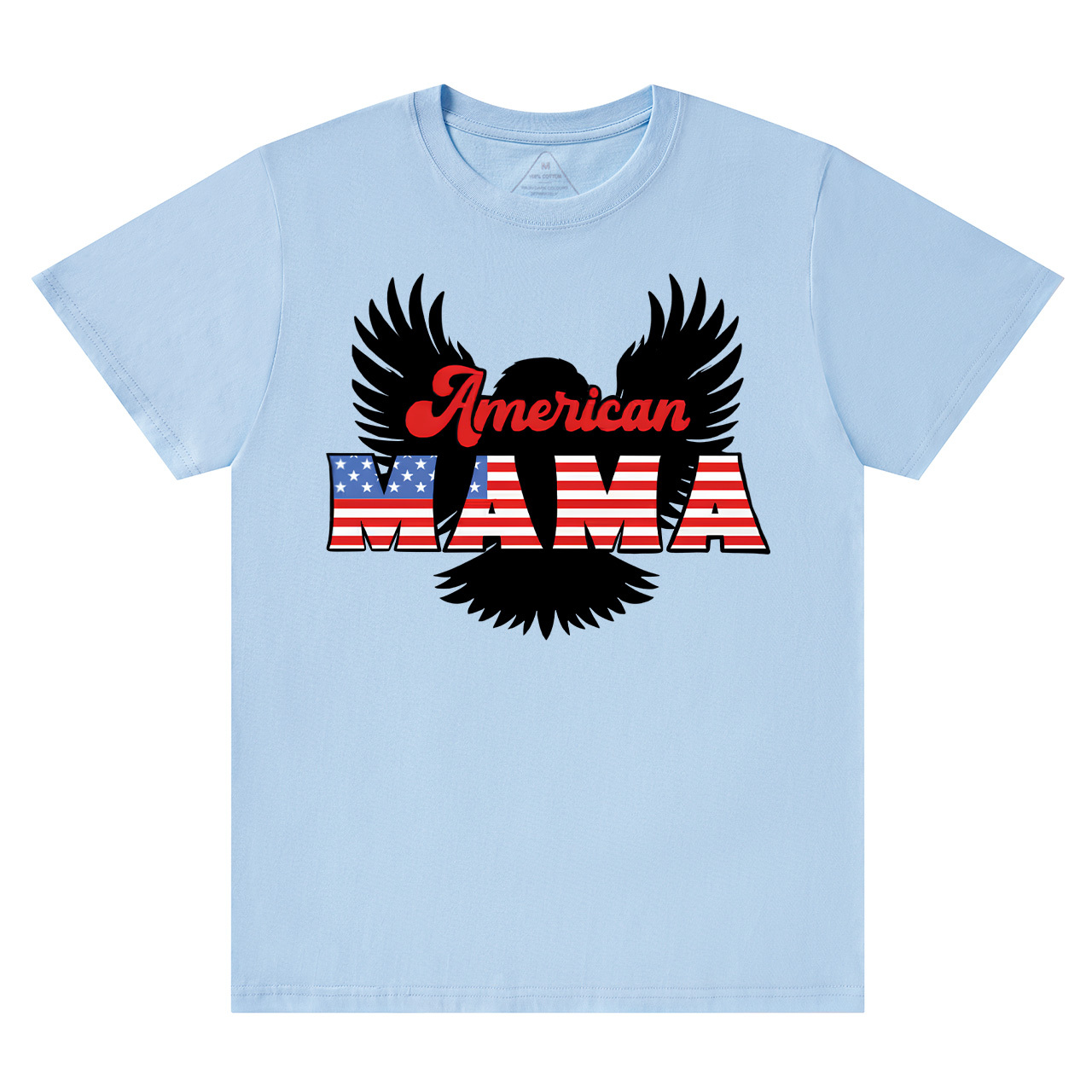 Patriotic Eagle Graphic Mama T-Shirts
