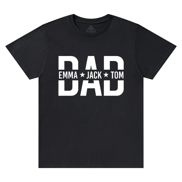 Personalized Kid’s Name Dad T-shirt