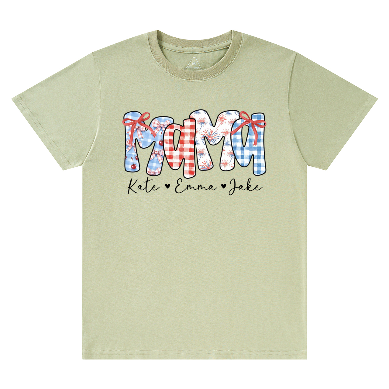 Personalized 4th Of July Mama T-Shirts