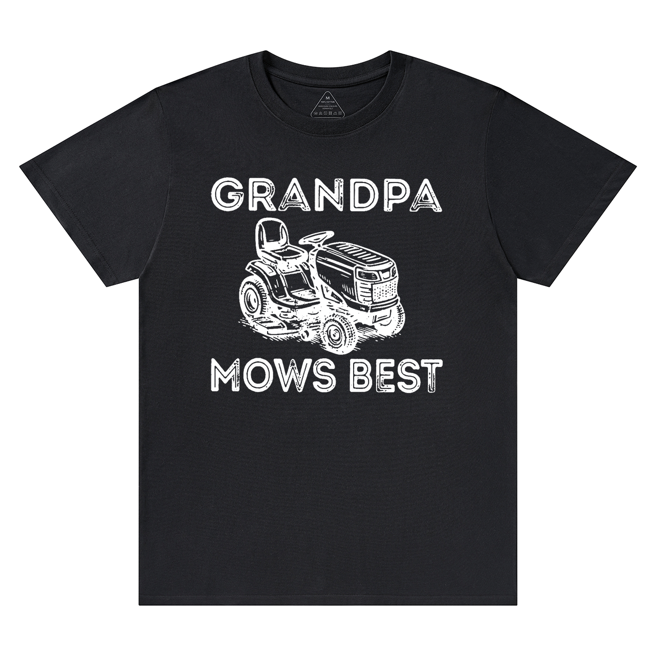 Personalized Grandpa Mows Best T-shirt