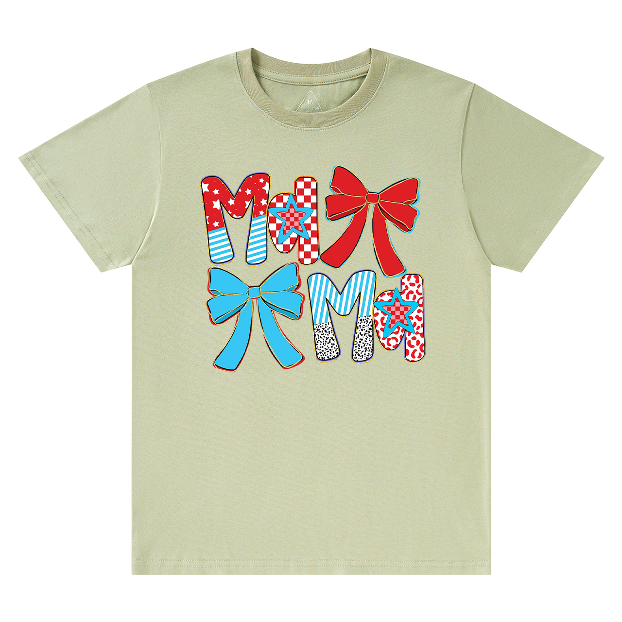 Preppy Patriotic Mama Coquette T-Shirts