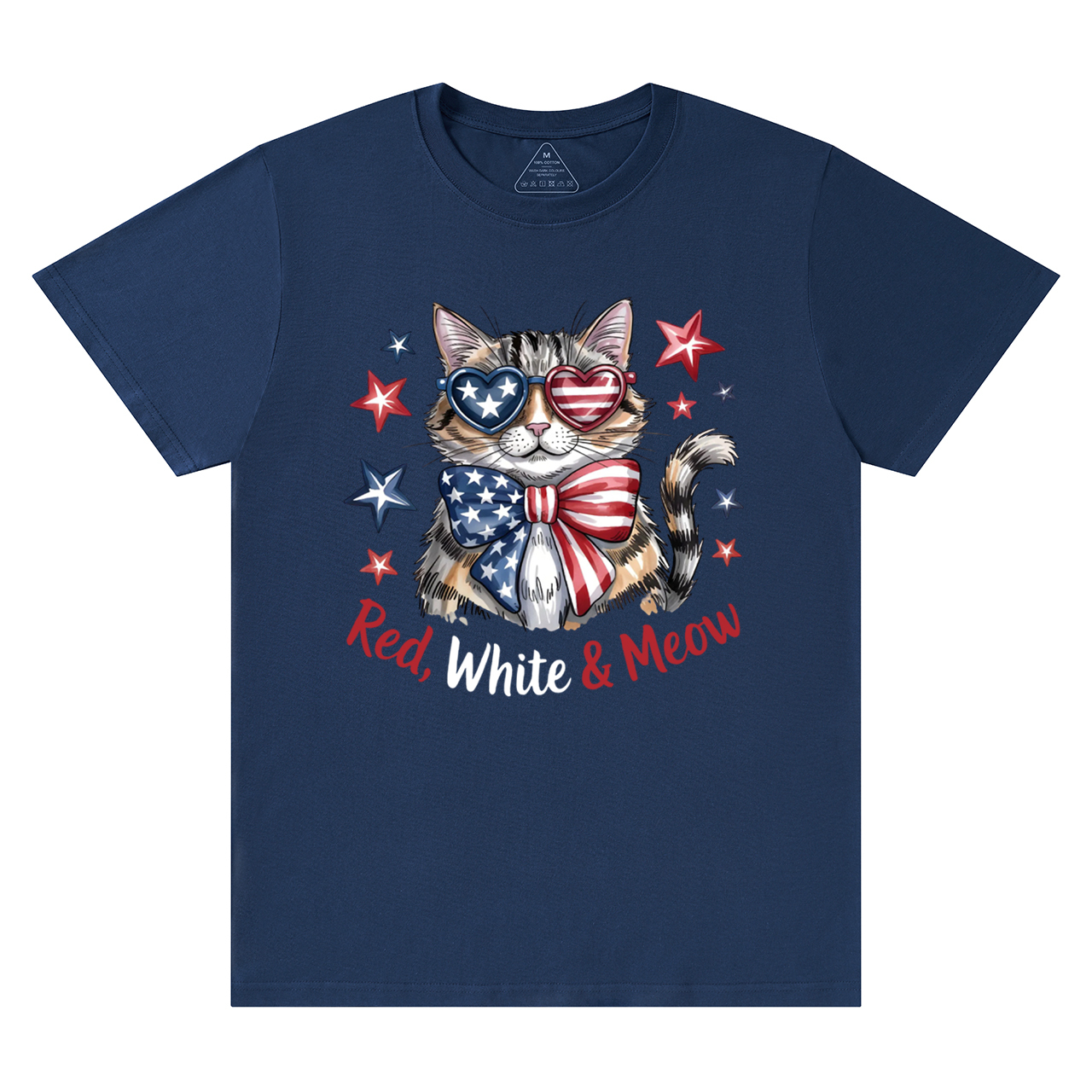 Patriotic Cat Mama T-Shirts