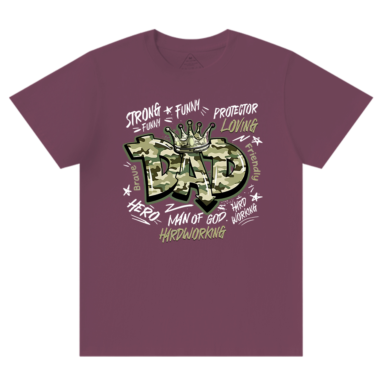 Camouflage Dad T-shirt