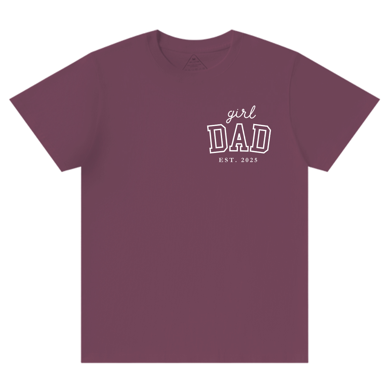 Personalized Girl Dad Est Year T-shirt