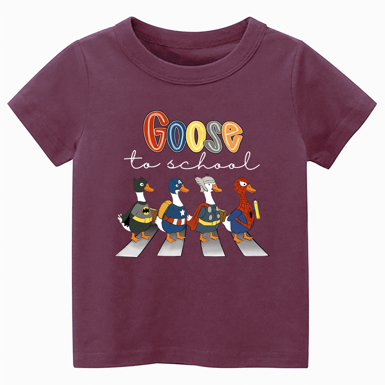Goose To School Toddler&Kid's Tees Beepumpkin