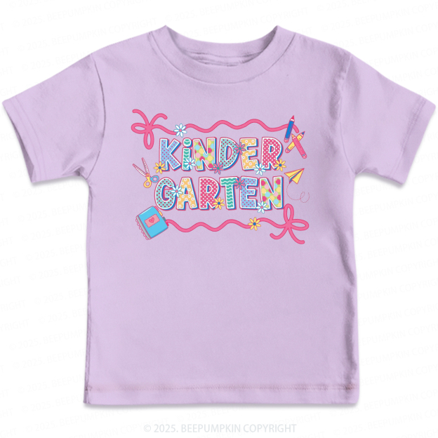 Personalized Coquette Pencil Toddler&Kid's Tees Beepumpkin