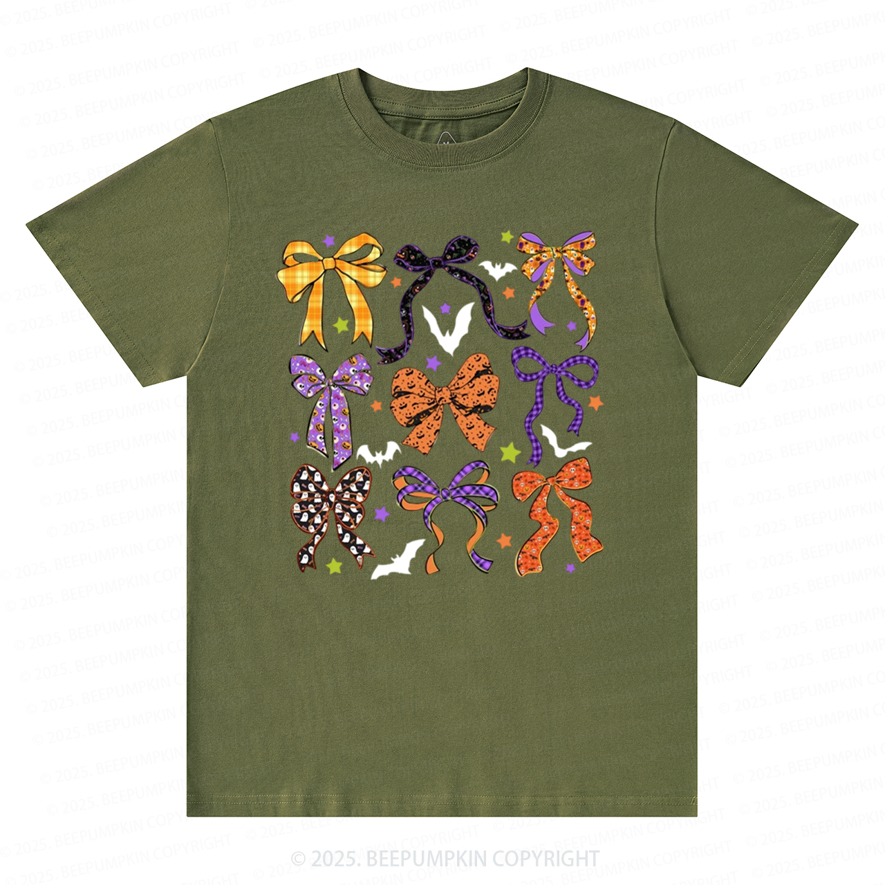 Coquette Bow Halloween T-Shirts Beepumpkin 