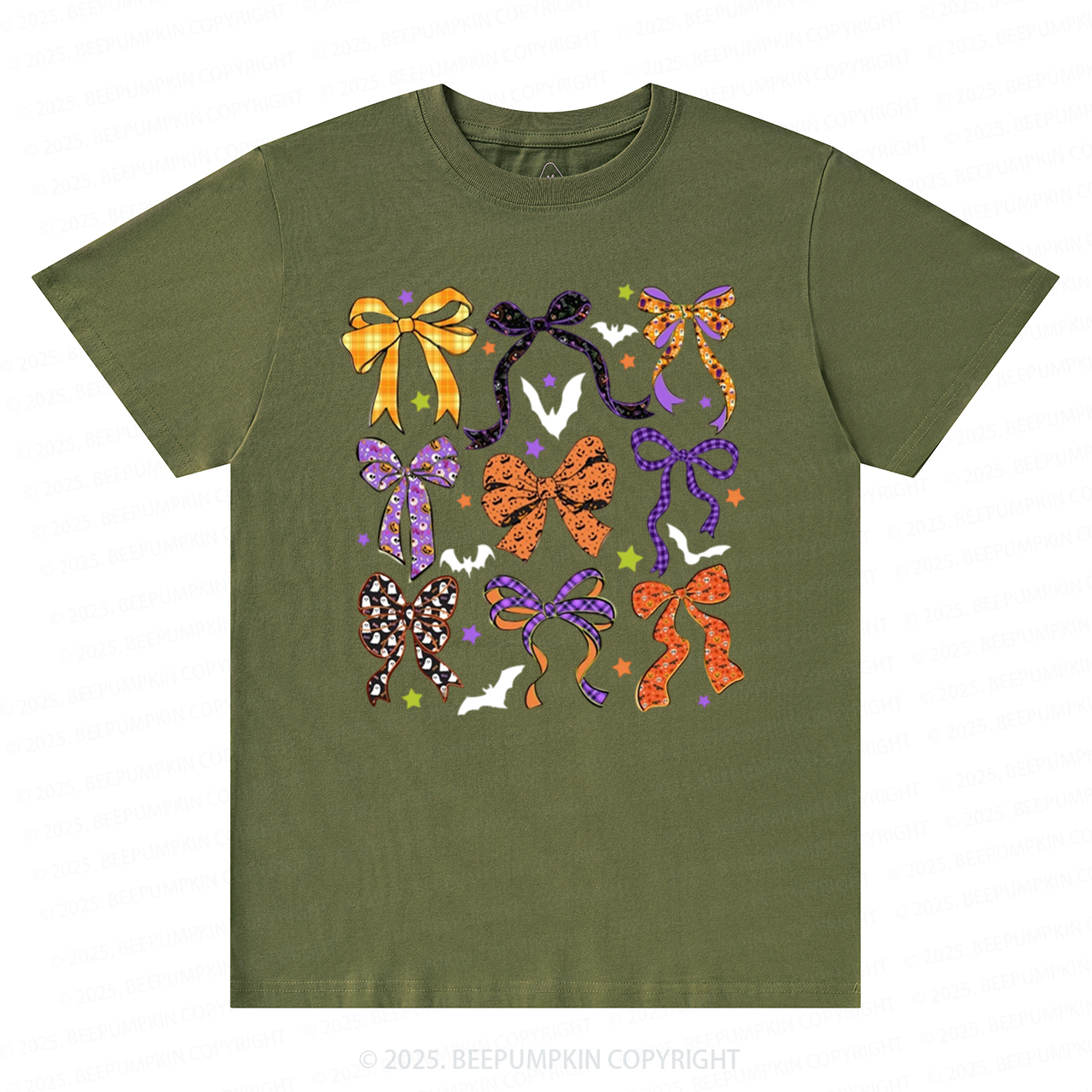 Coquette Bow Halloween T-Shirts Beepumpkin 