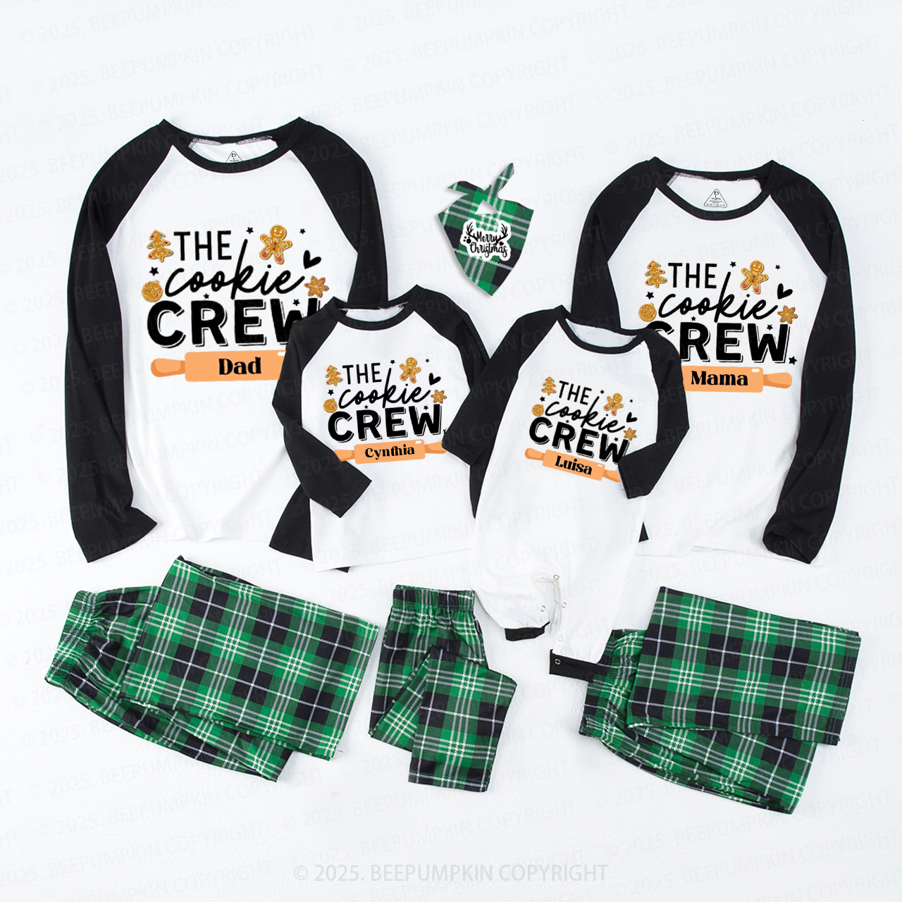 Personalized The Cookie Crew Family Matching Pajamas