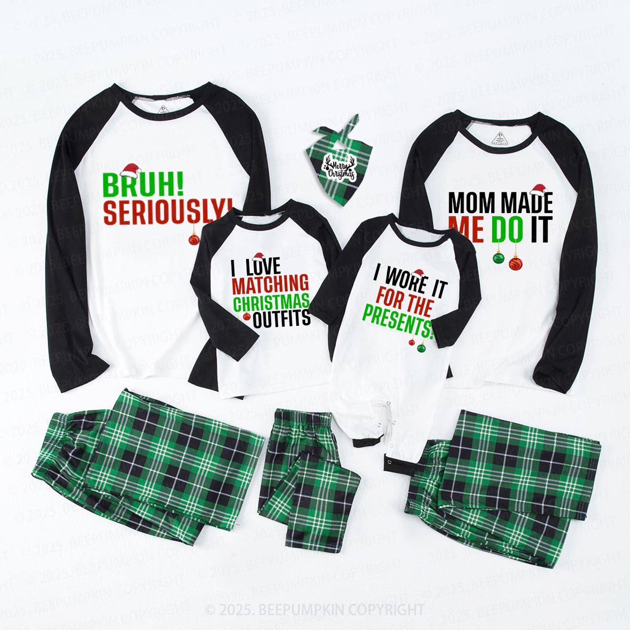 Personalized I Don't Do Matching Outfits Family Matching Pajamas