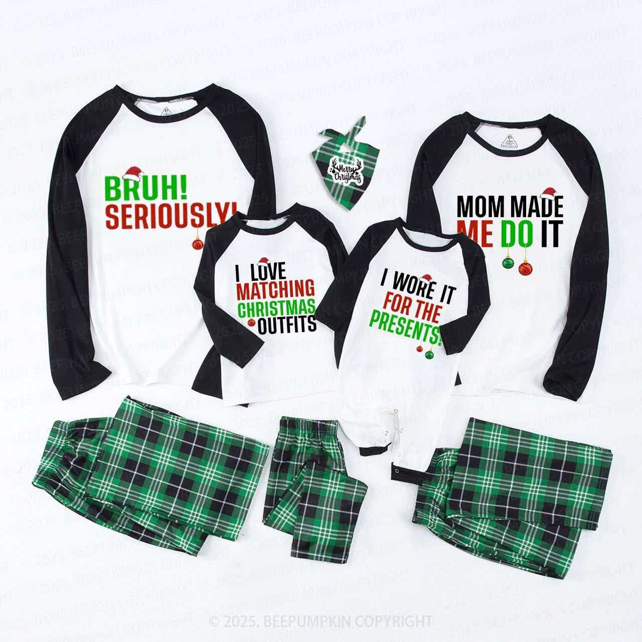 Personalized I Don't Do Matching Outfits Family Matching Pajamas