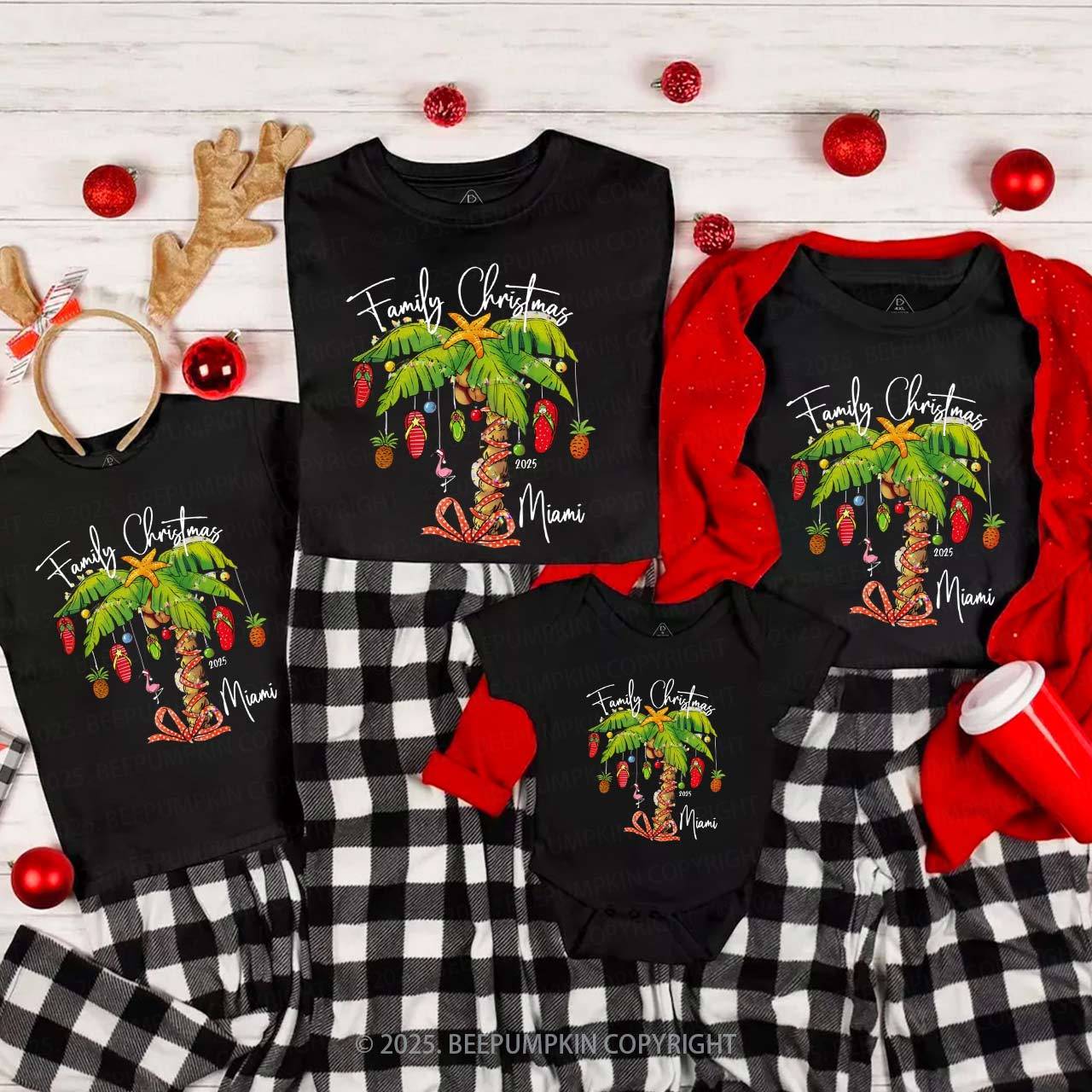 Personalized Christmas Vacation Family Matching T-Shirts Beepumpkin