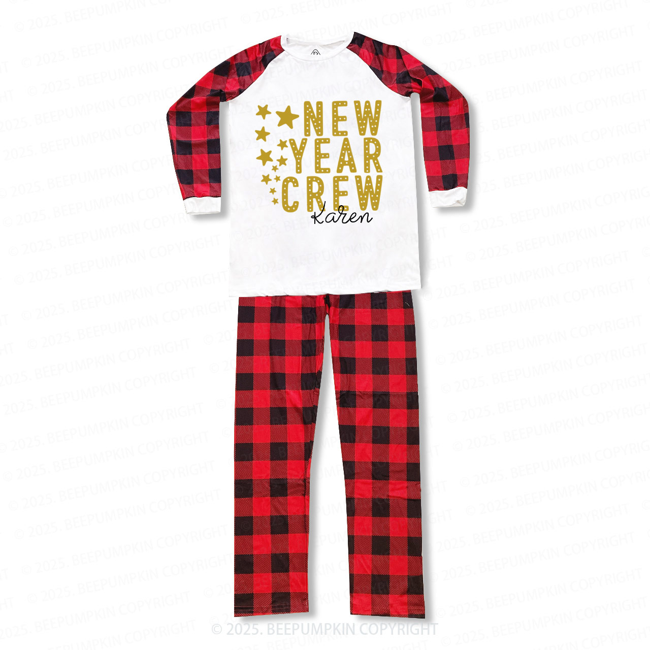 Personalized New Year Crew Family Matching Pajamas