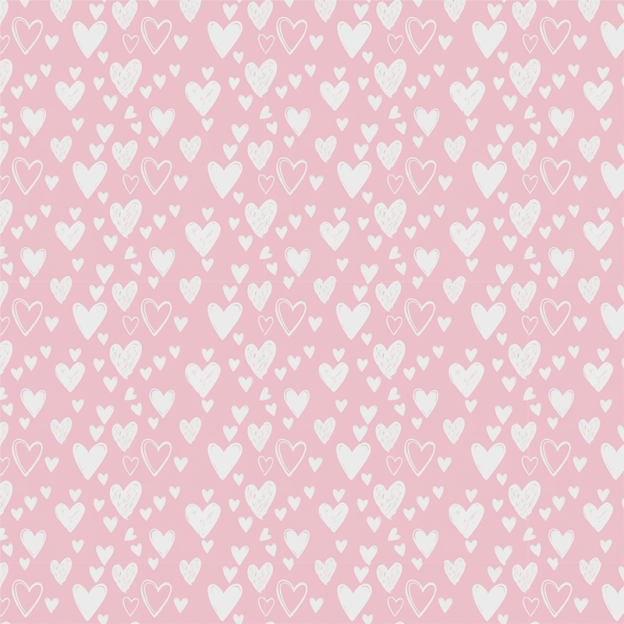 Heart Cloud All-Over Print Mom&Me Cuffed Pajama Sets