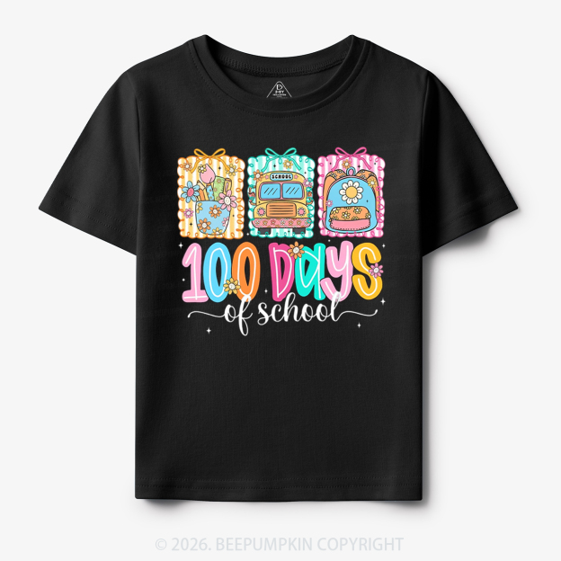Classroom Art 100 Days of School Toddler&Kid's Tees