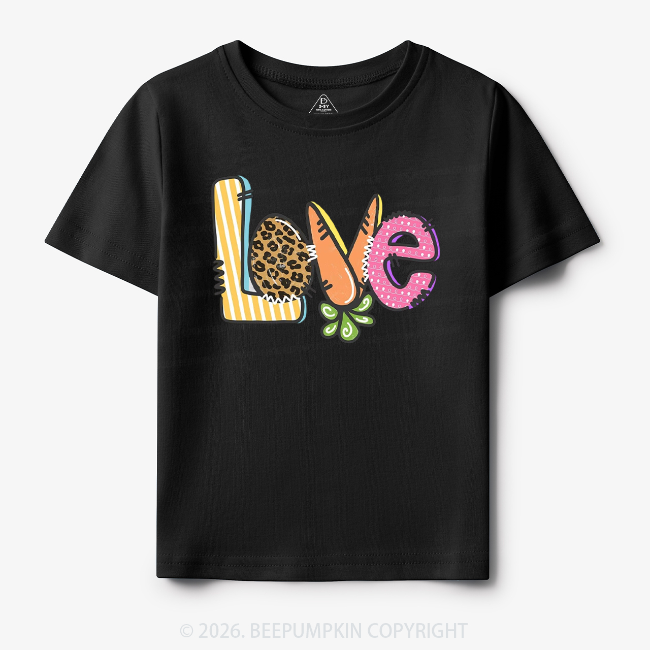 Easter Carrot Love Toddler&Kid's Tees