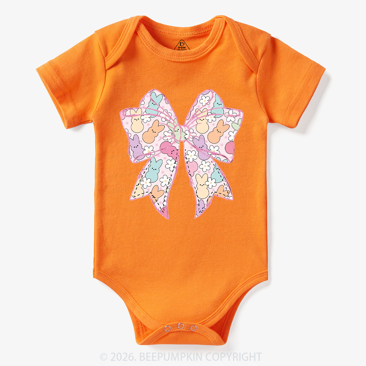Easter Coquette Bunny Bow Bodysuit