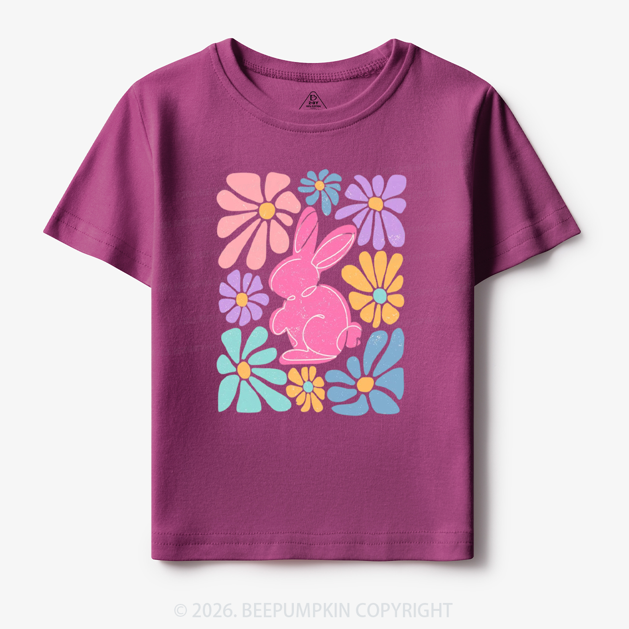 Easter Bunny Floral Toddler&Kid's Tees