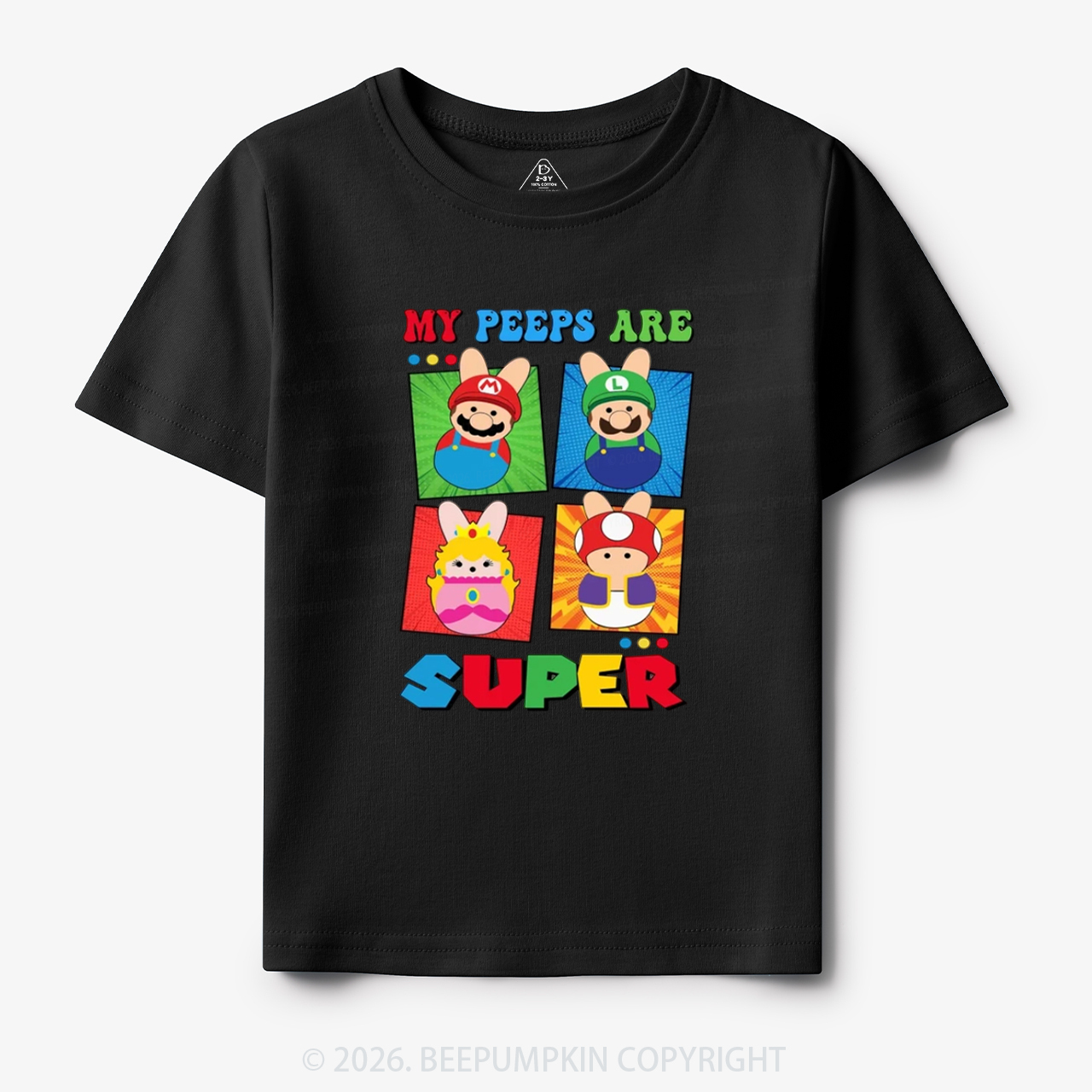 Easter My Peeps Are Super Toddler&Kid's Tees