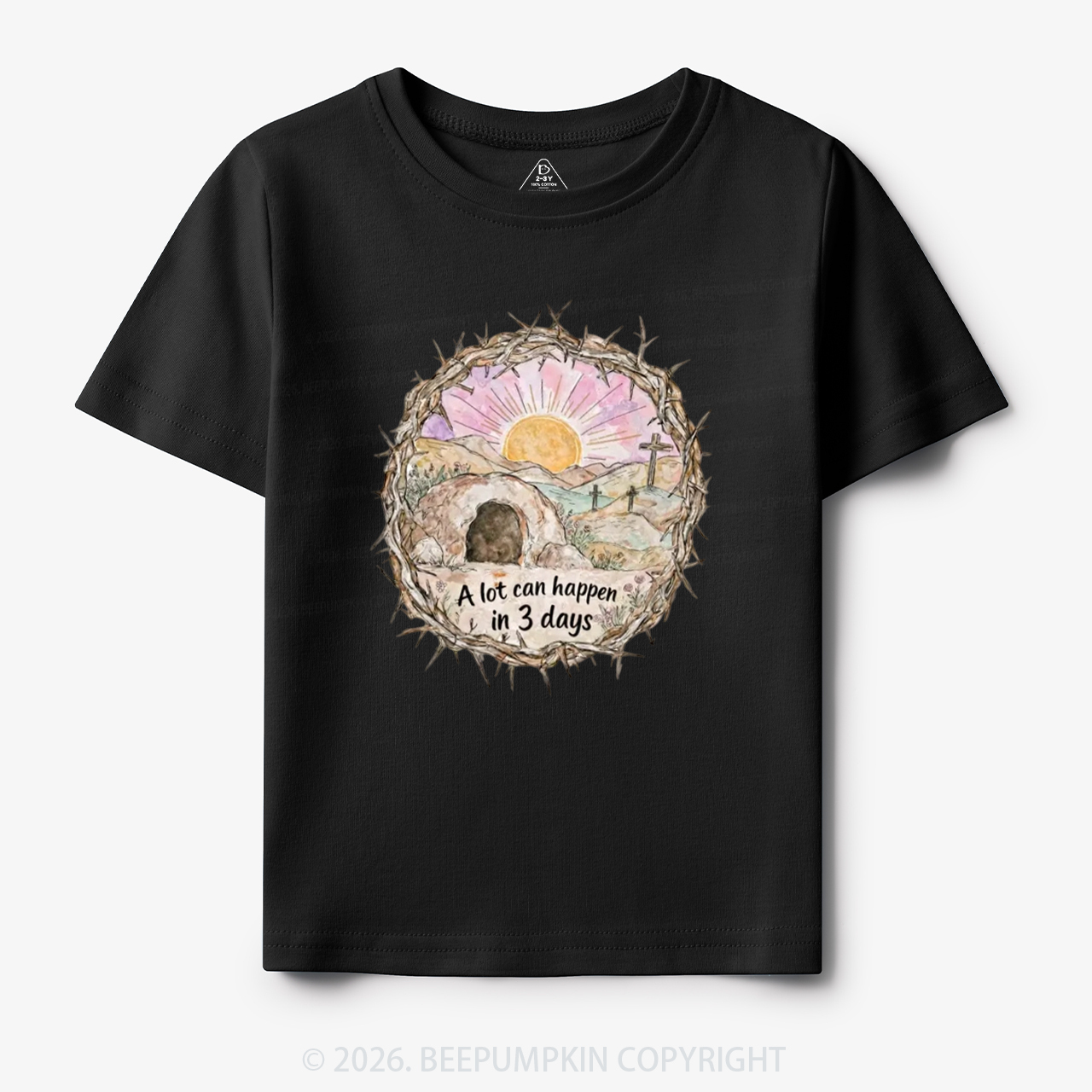 A Lot Can Happen in 3 Days Christian Toddler&Kid's Tees