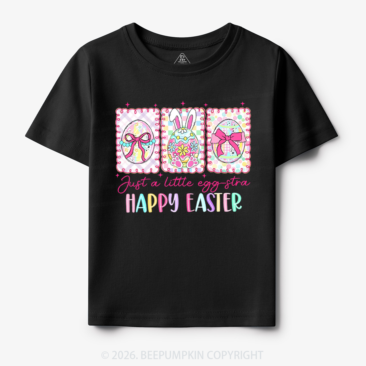 Just A Little Egg Star Easter Toddler&Kid's Tees