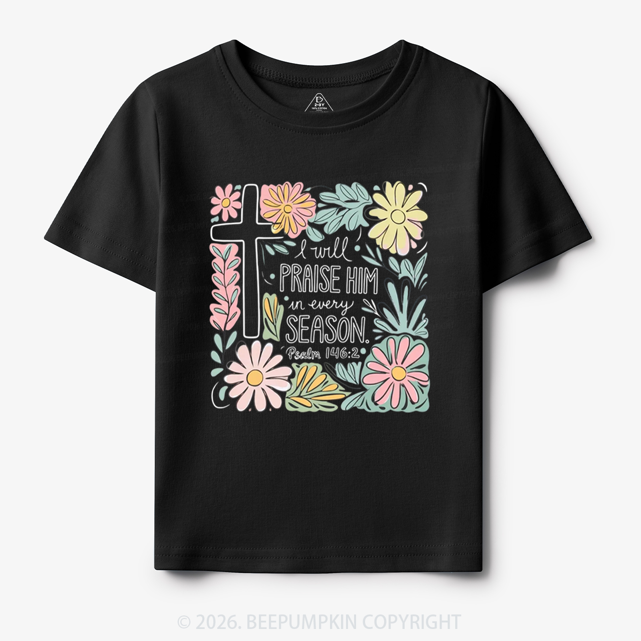 Easter I will Praise Him Toddler&Kid's Tees