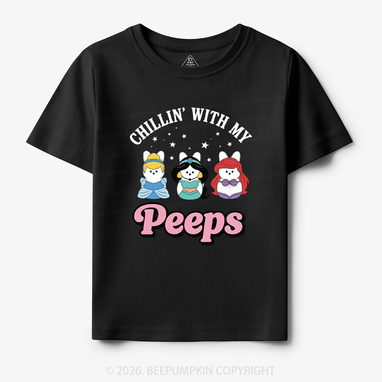 Chillin With My Peeps Bunny Toddler&Kid's Tees