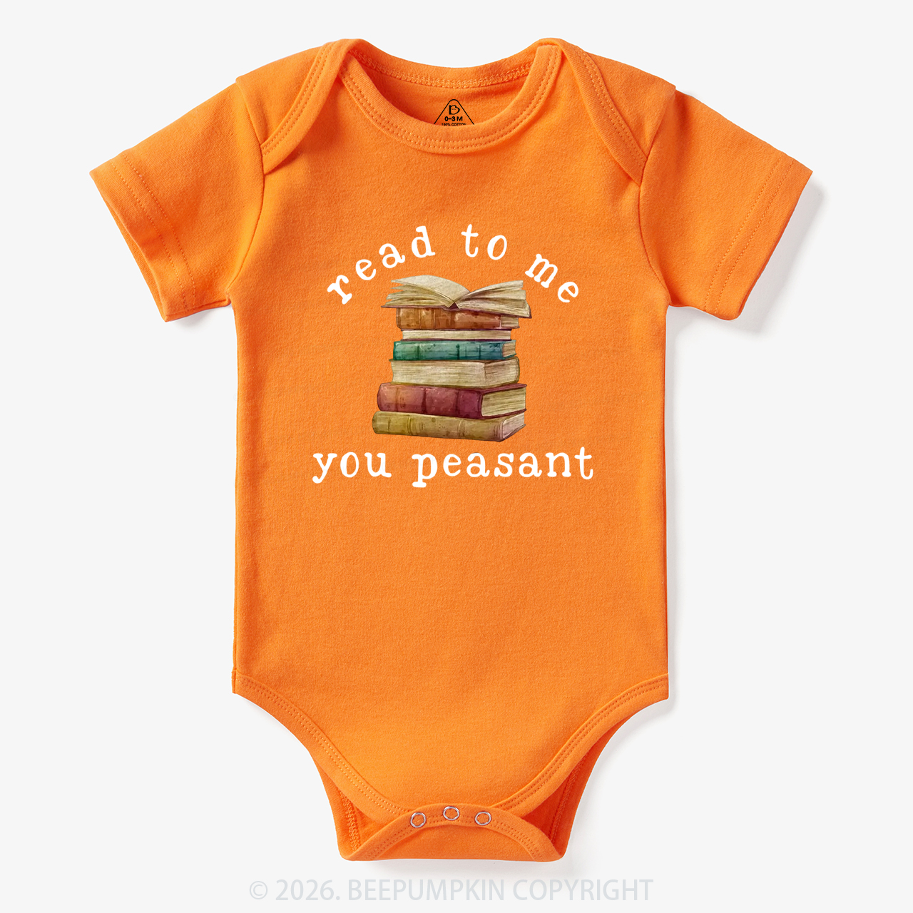 Read To Me You Peasant Book Lover Bodysuit