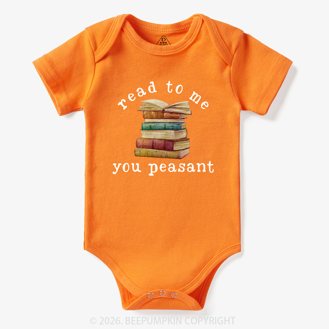 Read To Me You Peasant Book Lover Bodysuit
