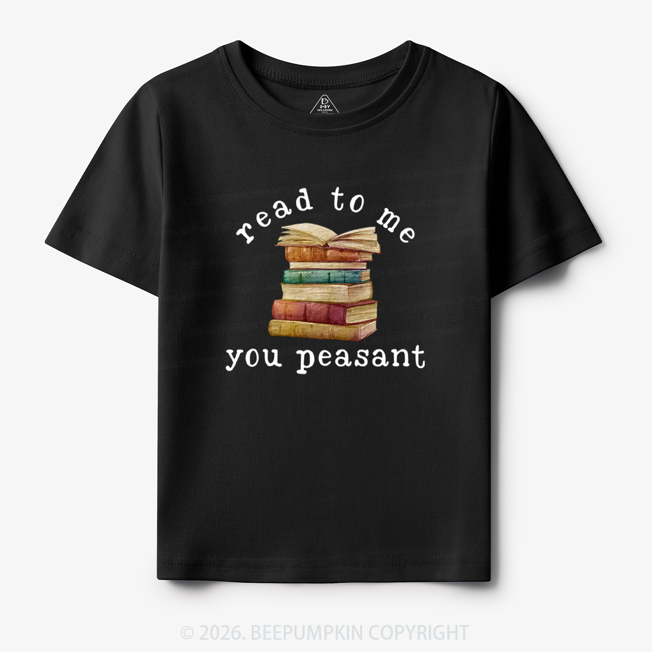 Read To Me You Peasant Book Lover Toddler&Kid's Tees