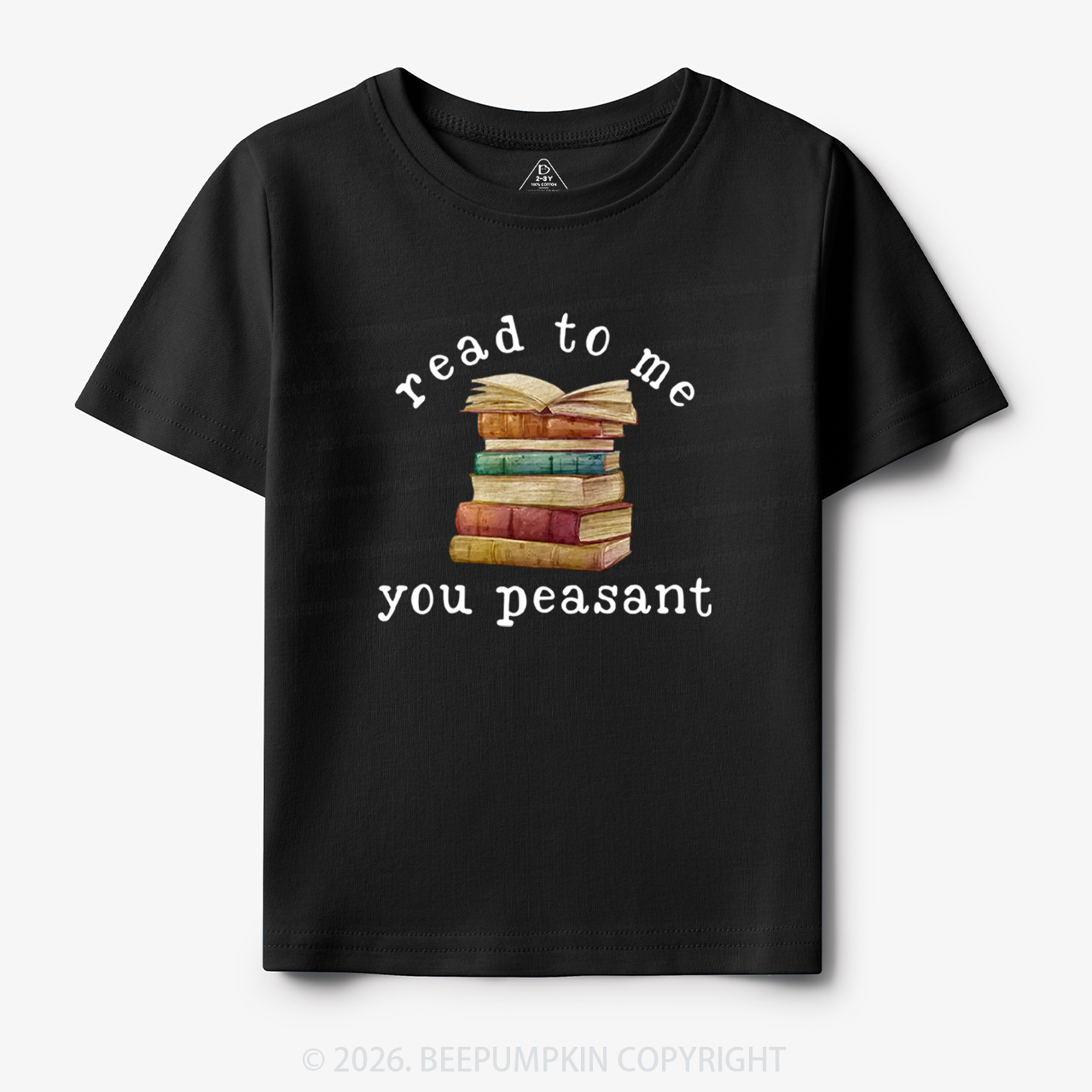 Read To Me You Peasant Book Lover Toddler&Kid's Tees