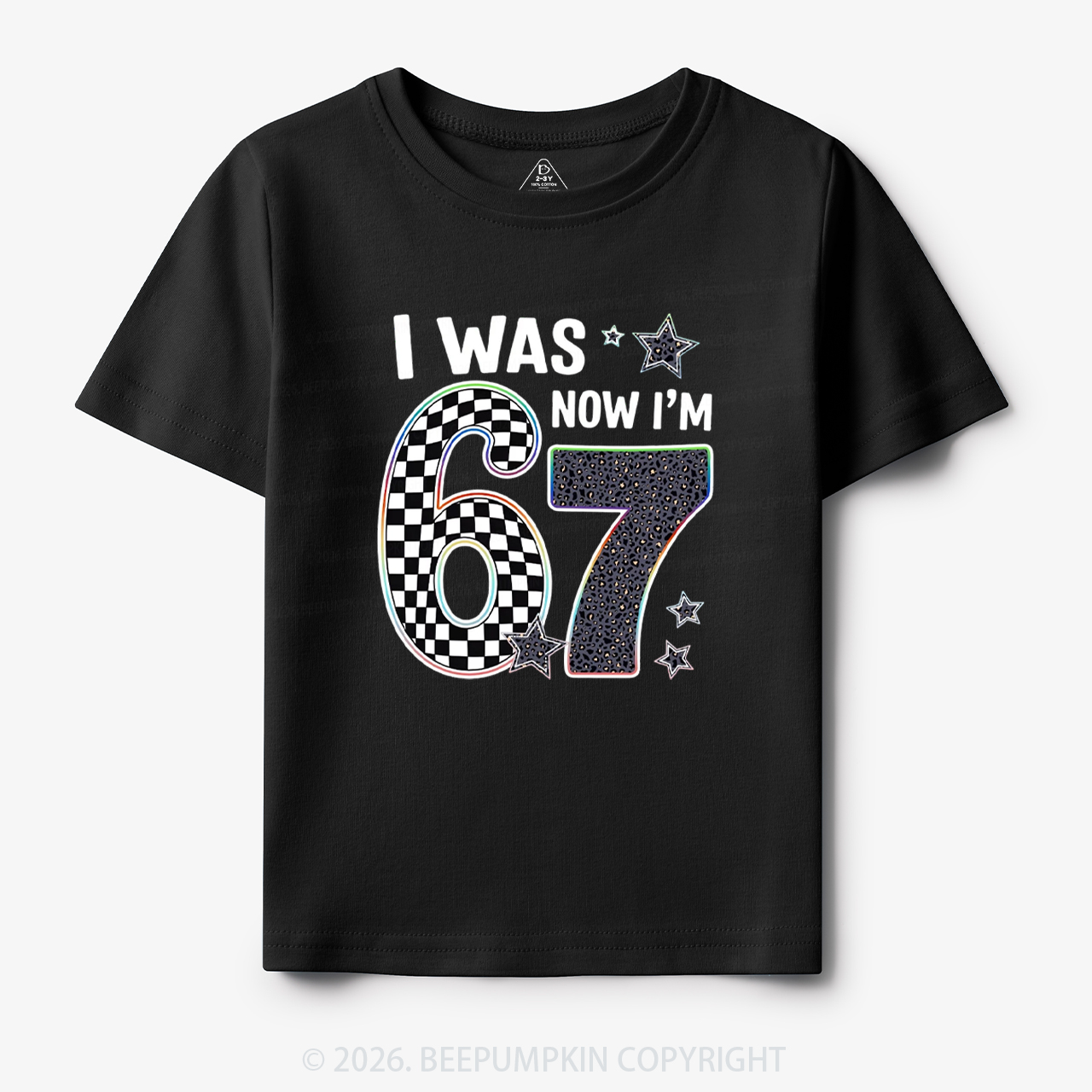 I Was 6 Now I'm 7 Funny Birthday Toddler&Kid's Tees