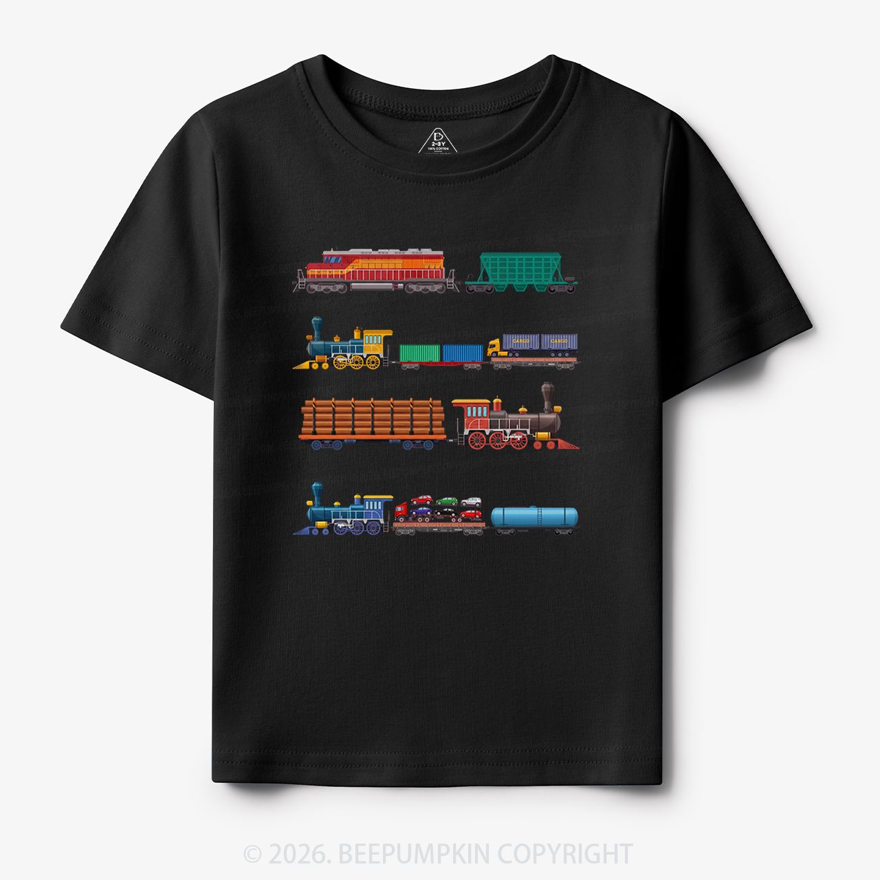 Rainbow Train Toddler&Kid's Tees
