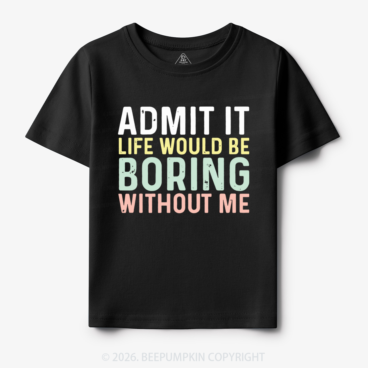 Sarcastic 'Admit It' Sassy Toddler&Kid's Tees