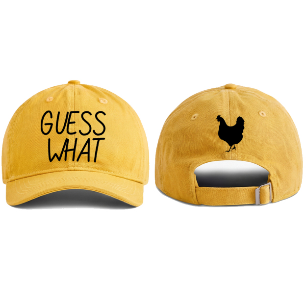 Guess What Chicken Butt Funny Baseball Cap