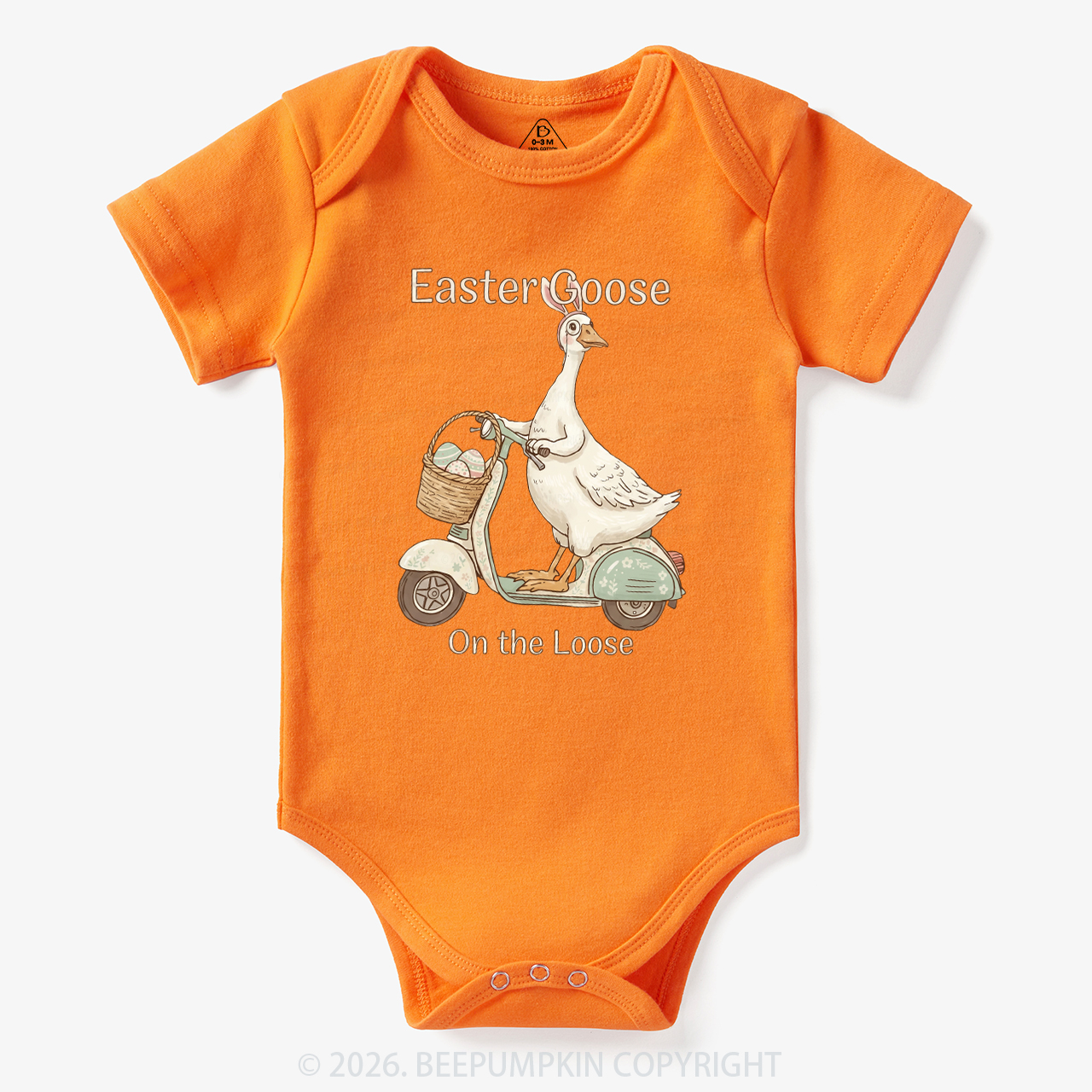 Easter Silly Goose Holiday Meme Bodysuit