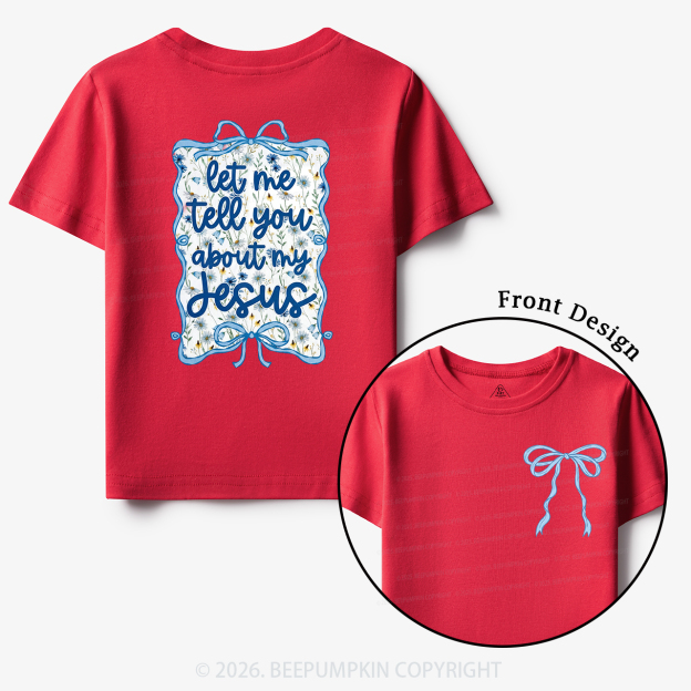 Love like Jesus Coquette Bows Toddler&Kid's Tees