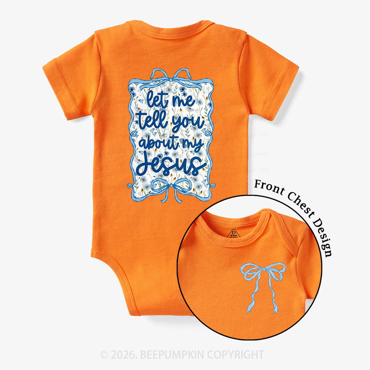 Love like Jesus Coquette Bows Bodysuit