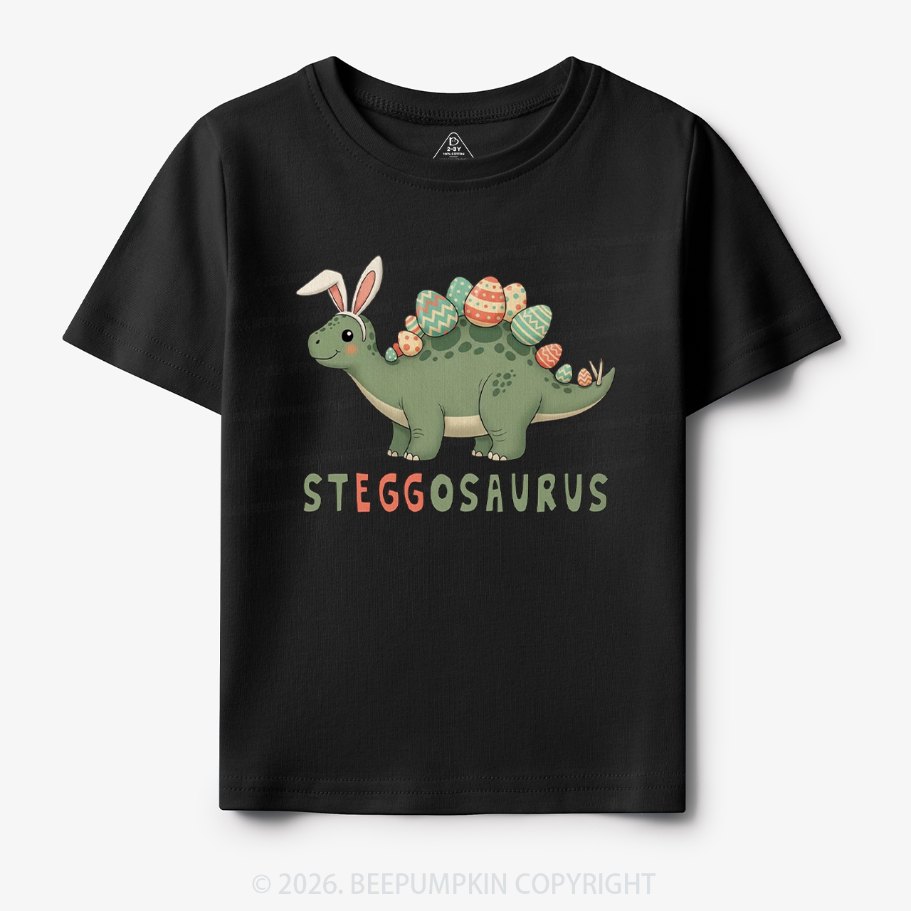 Steggosaurus Easter Dinosaur Toddler&Kid's Tees