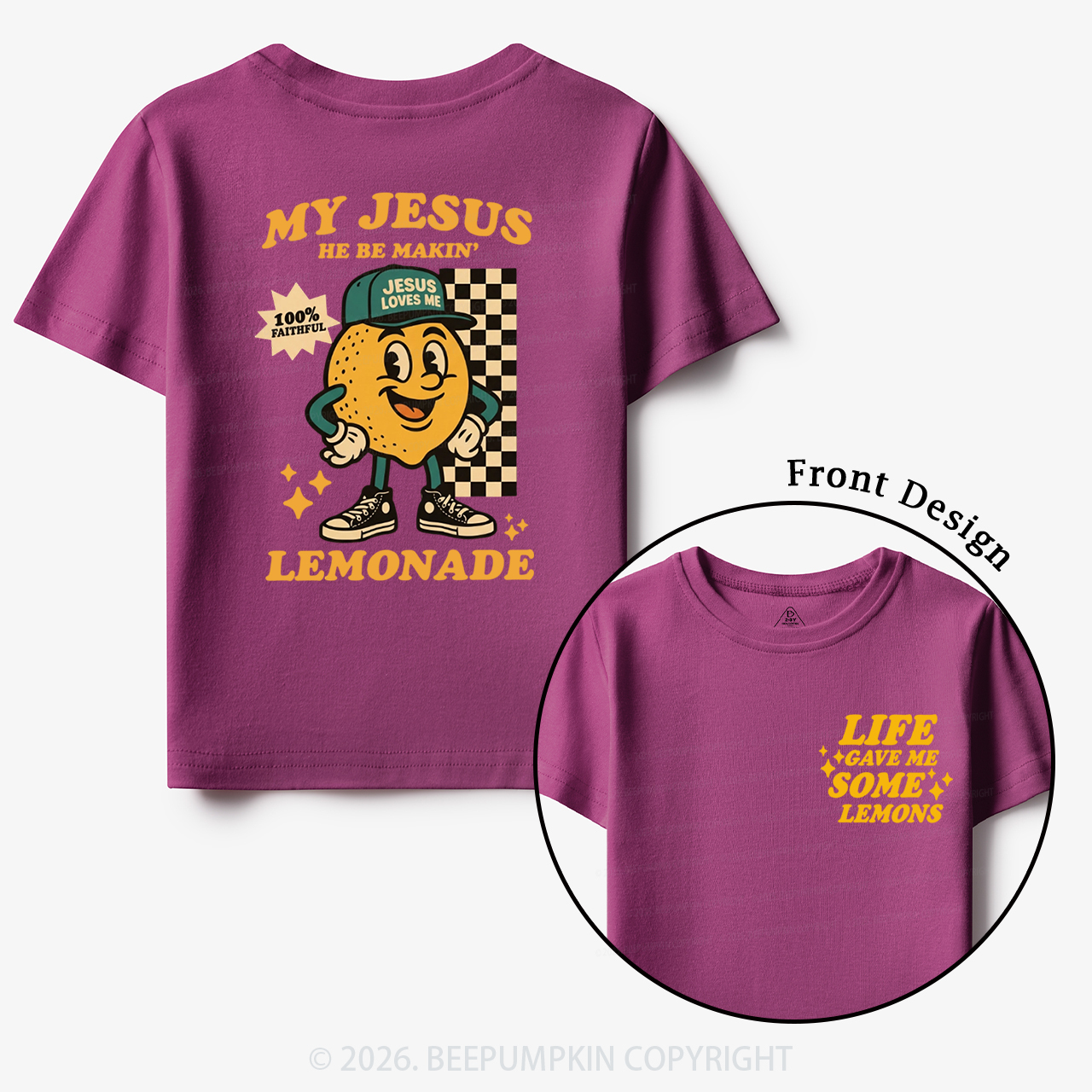 Life Gave Me Some Lemons Christian Toddler&Kid's Tees