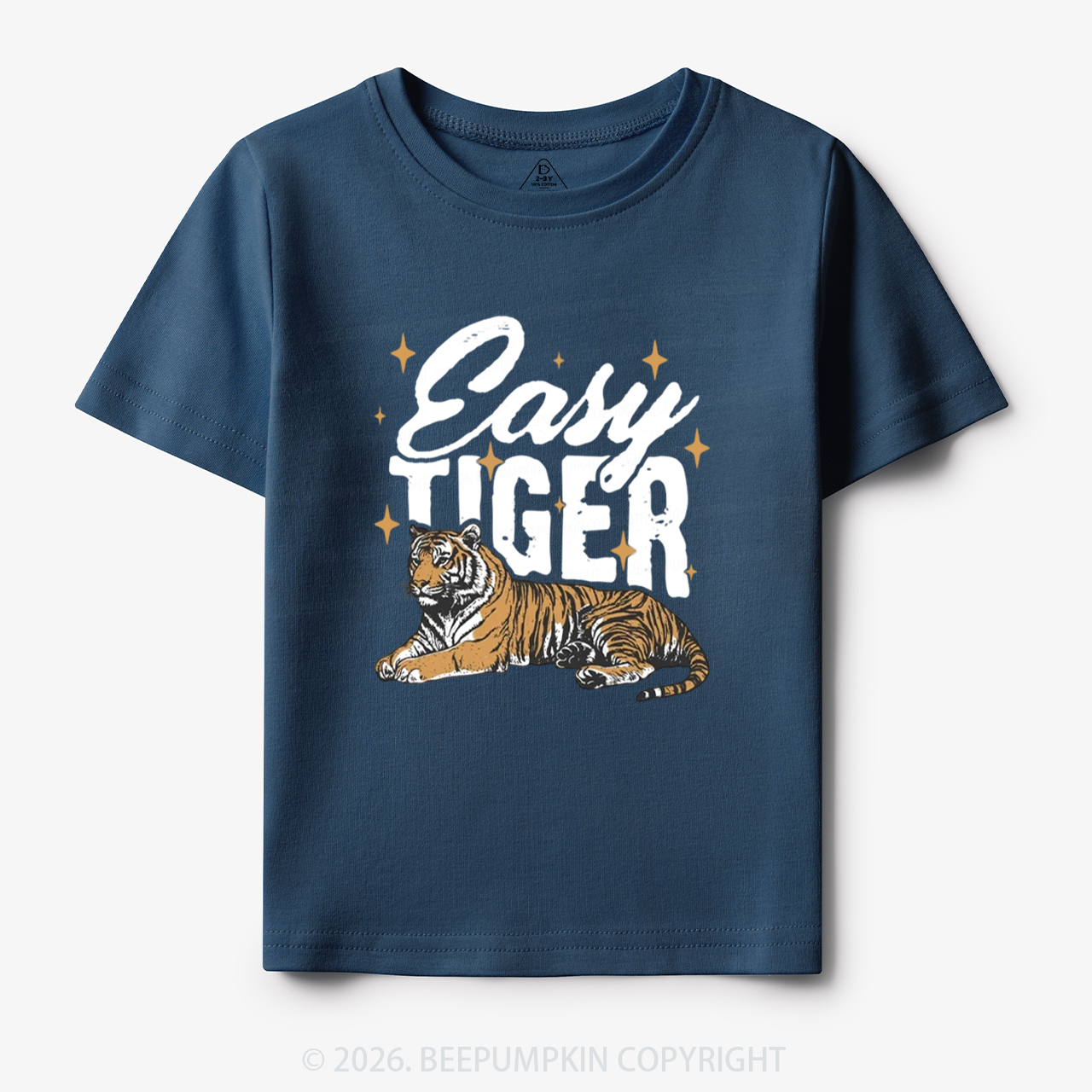 Retro Easy Tiger Funny Animal Toddler&Kid's Tees