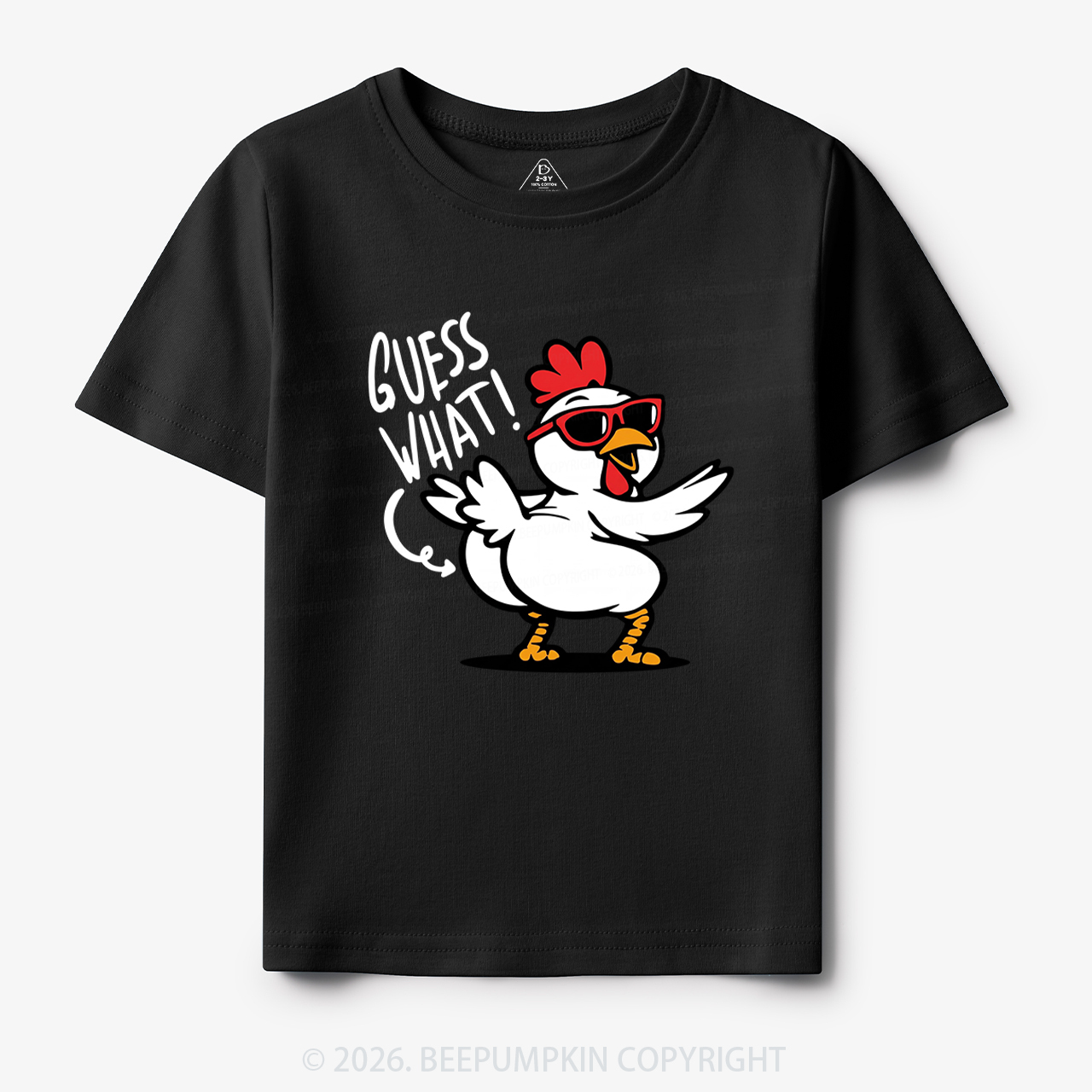 Funny Guess What Chicken Butt Toddler&Kid's Tees