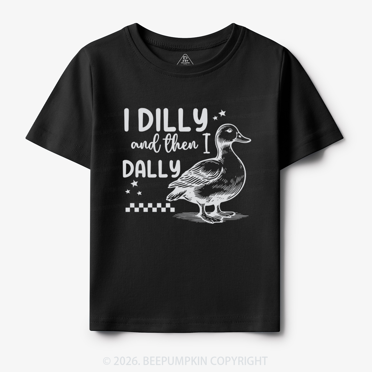 I Dilly And Then I Dally Silly Goose Toddler&Kid's Tees