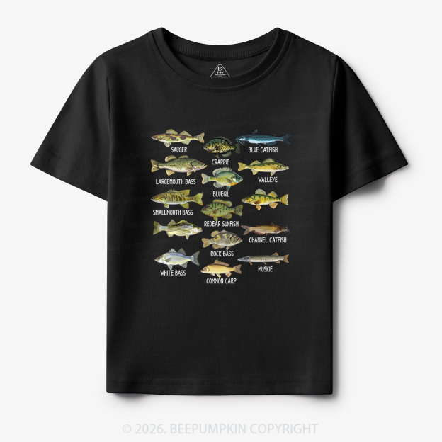 North American Fish Toddler&Kid's Tees